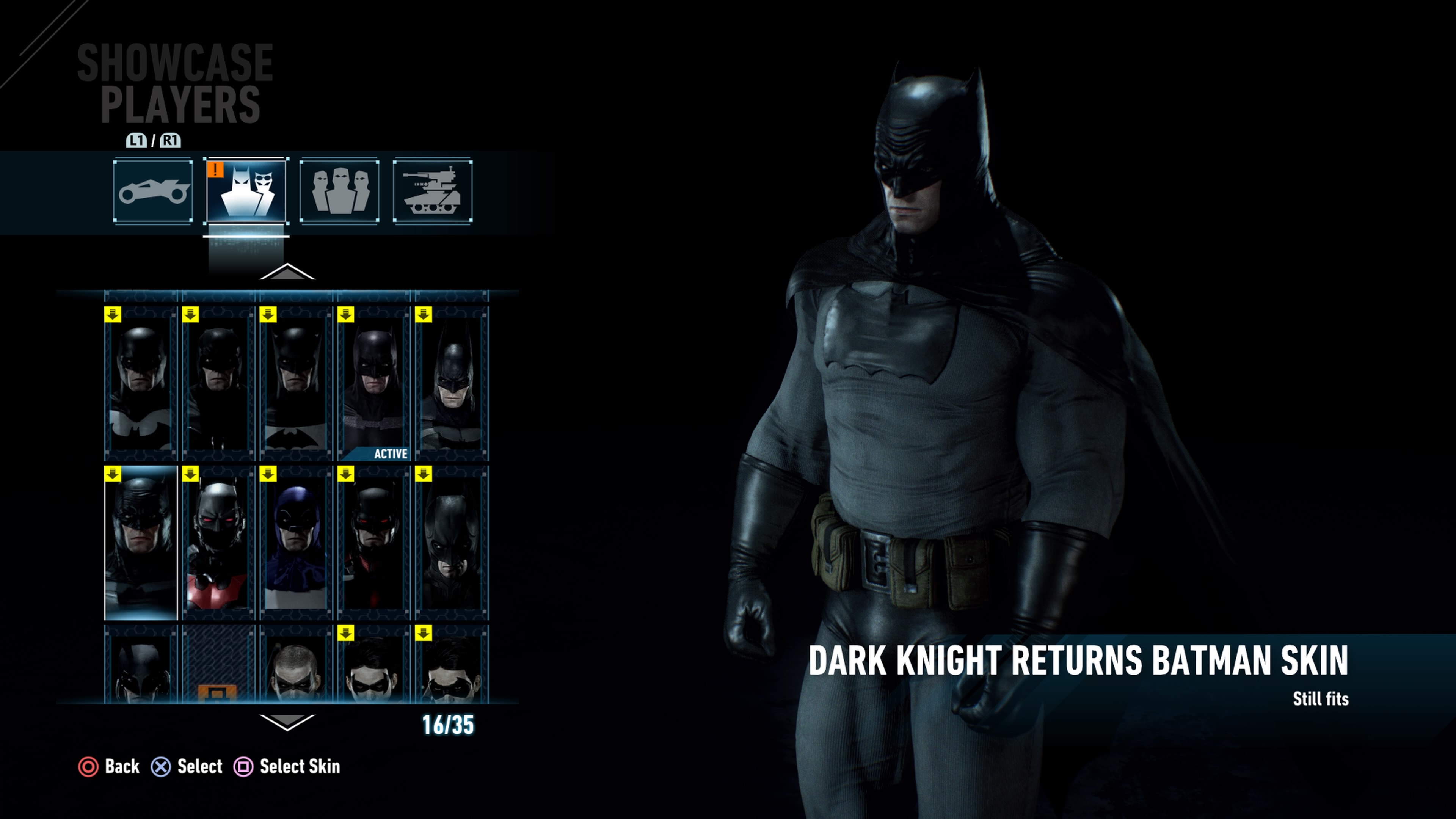 How do I access skins I unlocked in Batman: Arkham Knight? – DC Games