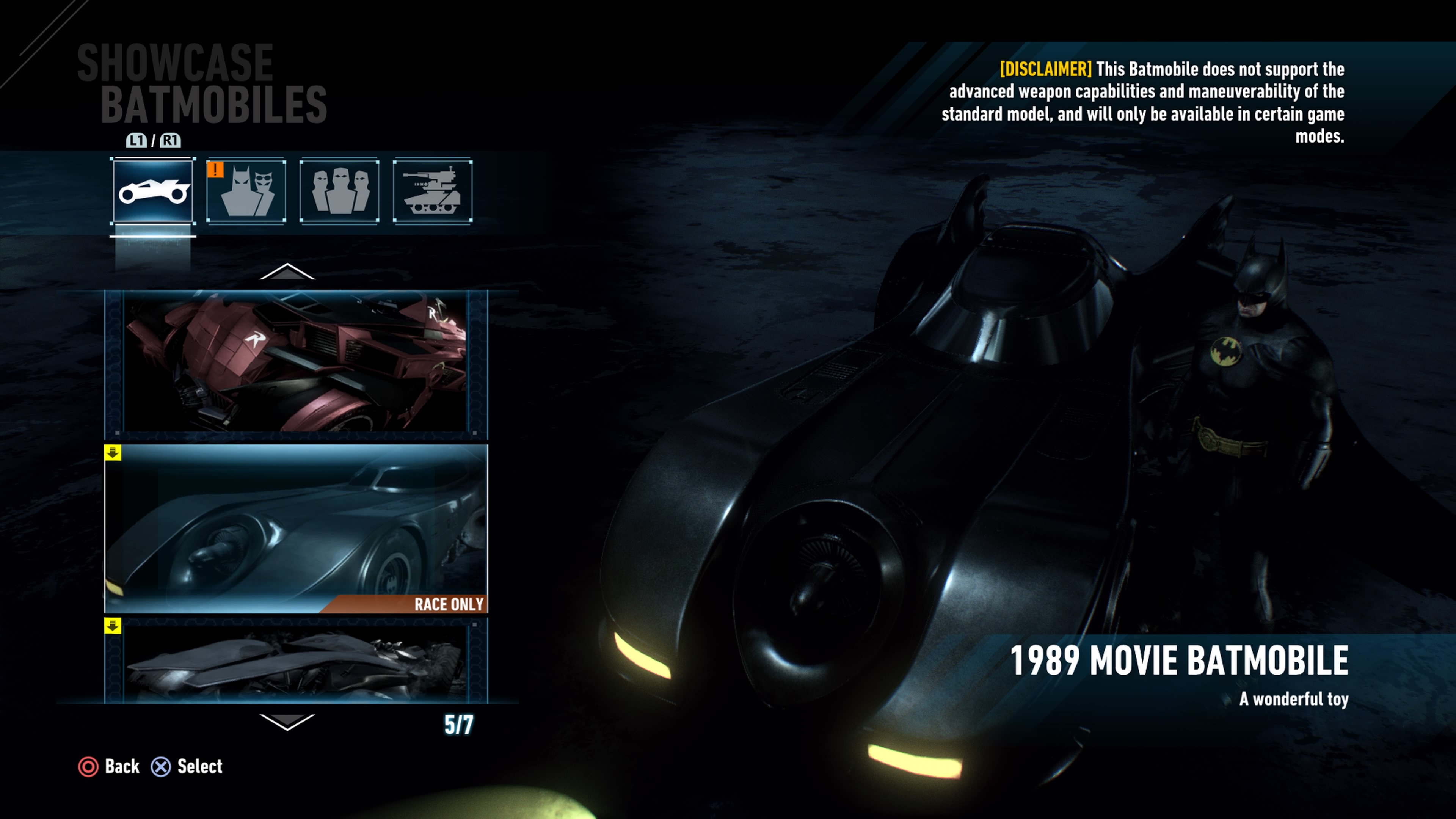 batman arkham knight change skin